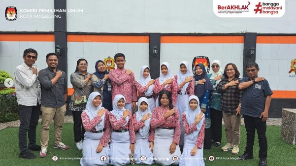 Kunjungan SMPN 8 Kota Magelang
